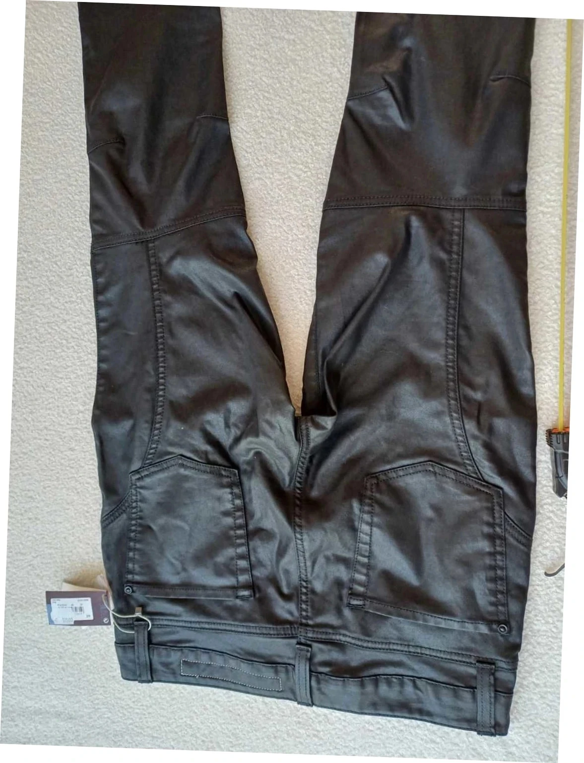 Slim zwart gecoate broek One Step "Le Louise" - Nieuw met label - Maat 29 – photo 9